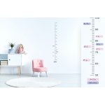 Nalepshop Dětský metr Samolepka na zeď šedá 170-200 cm – Sleviste.cz