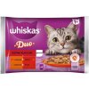 Kapsička pro kočky Whiskas Adult Classic kit s hovězím a drůbežím masem, jehněčím a kachním masem v želé 52 x 85 g