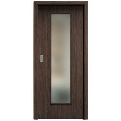 Sapeli Elegant Komfort M55 posuvné ořech 90 x 210 cm Satináto bílé – Hledejceny.cz