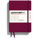 Leuchtturm1917 Medium A5 Tečkovaný zápisník Port Red – Zboží Živě