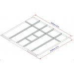 DURAMAX Podlahový set profilů pro domky 6,3 m² stříbrný – Hledejceny.cz