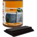 Ekspand Stínící fólie na plot 19 cm x 35 m 450g/m2 Hnědá + spony 24ks – Zboží Dáma