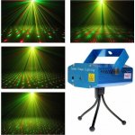 commshop Disco laser mini laserový projektor zelená + červená – Sleviste.cz