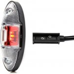poziční obrysové světlo bílé / červené LED WAS 818 s gumovým držákem levé | Zboží Auto