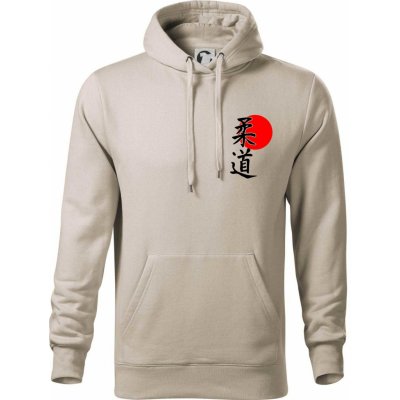 Judo Japan vlajka mikina Cape s kapucí ledově šedá – Hledejceny.cz