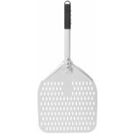 Lopatka na pizzu s perforací a krátkou rukojetí, čtvercová, 300x660mm | HENDI, 618073 – Zboží Dáma
