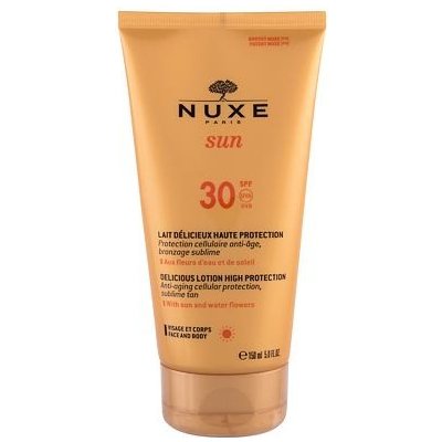 Nuxe Sun opalovací mléko na obličej a tělo SPF30 150 ml – Zboží Mobilmania