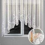 Hotová žakarová oblouková záclona bílá Ervi - 4304 - 160 x 320 cm – Hledejceny.cz