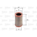 Vzduchový filtr VALEO 585613 – Hledejceny.cz