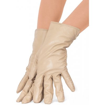dámské kožené rukavice v béžové barvě – Hledejceny.cz