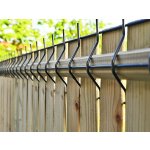 Dřevěná výplň do drátěných 3D plotů Betafence Výška: 153 cm – Zboží Mobilmania