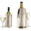 Vývrtka a otvírák lahve 3887560 Vacu Vin Manžetové chladiče na víno a šampaňské Platinum