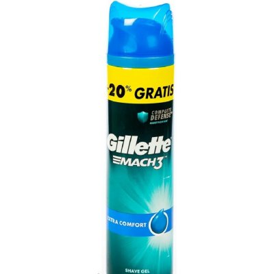 Gillete Mach3 Extra Compfort gel na holení 240 ml – Hledejceny.cz