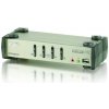 KVM přepínače Aten CS-1734B 4-port KVMP USB+PS/2, USB HUB, audio, 1,2m