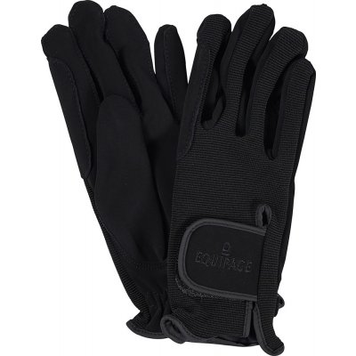 EQUIPAGE Rukavice Action Stretch elastické černé – Zboží Mobilmania