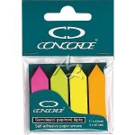 Concorde samolepicí záložky 11x43mm 4x40listů šipky závěs neon barevné – Hledejceny.cz
