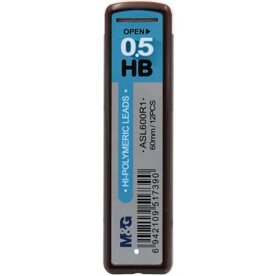 M&G Grafitové tuhy Terra HB/0,5mm /12 ks – Zboží Živě