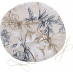 Bellatex DITA kulatý prošívaný šedobéžový květ 40 cm – Sleviste.cz