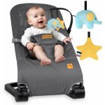 NK-52 Hojdacie kreslo Nukido s hračkami - sivé – Zboží Mobilmania