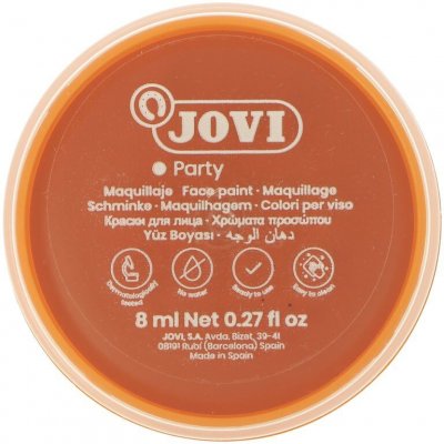 Jovi obličejová barva 8 ml polštář oranžová – Zboží Dáma