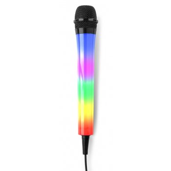 Fenton KMD55B Karaoke mikrofon s RGB osvětlením černý