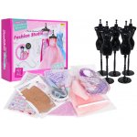 RKToys Kreativní sada Malá návrhářka barevné látky a doplňky – Zboží Mobilmania