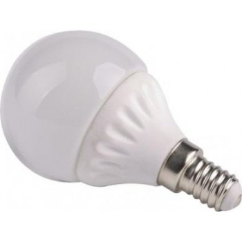 Teslux LED žárovka E14 35SMD 3,5W Teplá bílá koule B50 ceramic od 99 Kč -  Heureka.cz