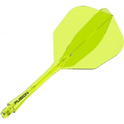 Winmau Fusion Neon Neon žluté, No6 letky a krátké násadky – Hledejceny.cz