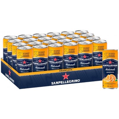 San Pellegrino Naturali Aranciata 24 x 330 ml – Zbozi.Blesk.cz