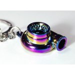 Přívěsek na klíče na klíče turbo duhové – Zboží Dáma