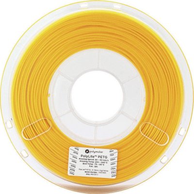 Polymaker PolyLite PETG Yellow, 1,75 mm, 1 kg – Zboží Živě