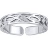 Prsteny SILVEGO Otevřený stříbrný prsten na nohu Ally PRM12187R