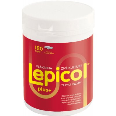 Lepicol PLUS+ Pro zdravá střeva 180 kapslí – Hledejceny.cz