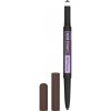 Tužka na obočí Maybelline Brow Satin tužka na obočí duo 04 Dark Brown 0,71 g
