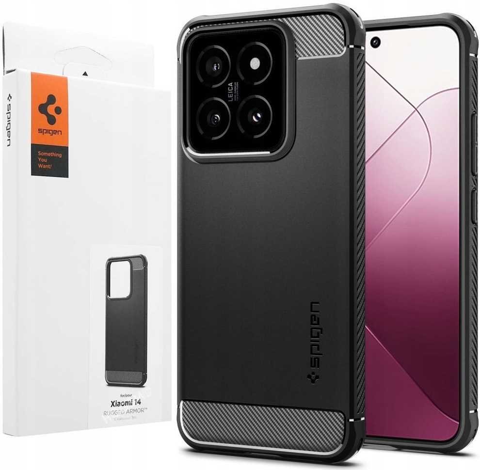 Spigen Xiaomi 14 Rugged Armor černé