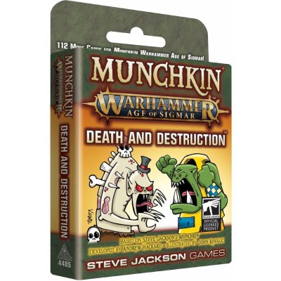 Steve Jackson Games Munchkin: Warhammer Age of Sigmar Death and Destruction – Zboží Živě
