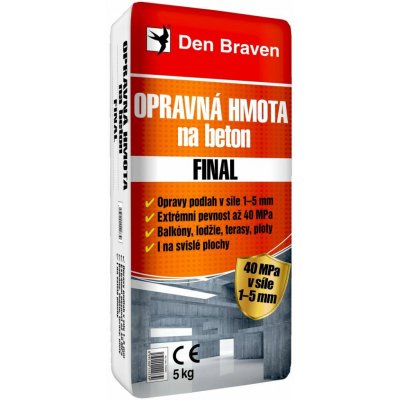 Den Braven Opravná hmota na beton FINAL 5 kg – Hledejceny.cz