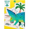 Puzzle Wrimes Cosmetics Ltd. Dinosaurus Triceratops 62 dílků