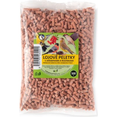 Lojové peletky s jeřabinami a rozinkami UGF 500 g – Hledejceny.cz