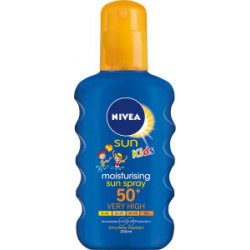 Nivea Sun Kids barevný spray na opalování SPF50+ 200 ml