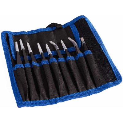 GEKO Pinzety na jemnou elektroniku, provedení ESD, 9 ks v obalu – Sleviste.cz