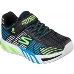 Skechers S Lights Flex-Glow Elite black-blue-lime – Zboží Dáma
