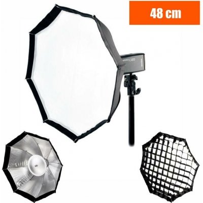 Godox skládací softbox s deflektorem a voštinou Godox AD-S7 48 cm pro AD200 AD200Pro AD200Pro II – Zboží Živě