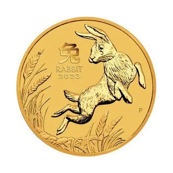 The Perth Mint zlatá mince Lunární Série III Rok Králíka 1 oz