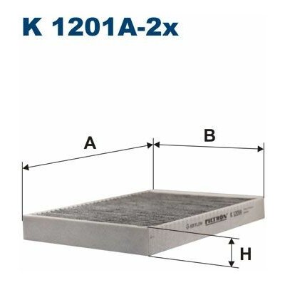Filtr, vzduch v interiéru FILTRON K 1201A-2x – Hledejceny.cz