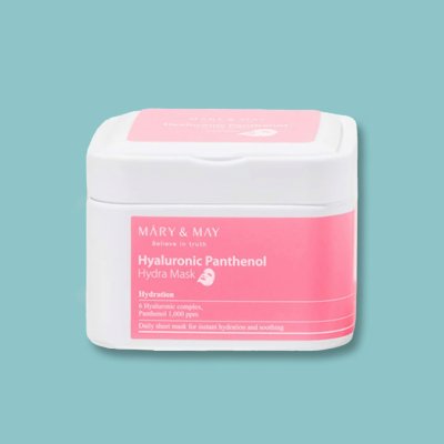 Mary&May Hyaluronic Panthenol Hydra Mask sada hydratačních masek 30 ks – Sleviste.cz