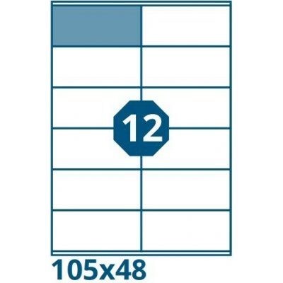 KZK tiskárna Print etikety A4 - 105 x 48 mm - 100 ks – Sleviste.cz