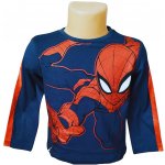 Sun City Chlapecké tričko SPIDERMAN s červenými lampasy dlouhý rukáv Šedá – Zboží Dáma