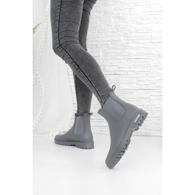 Fashion chelsea holínky U1123G šedé – Sleviste.cz
