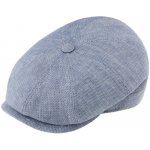 Pánská letní bekovka z lnu a bavlny 8dílná modrá Fiebig newsboy cap – Hledejceny.cz